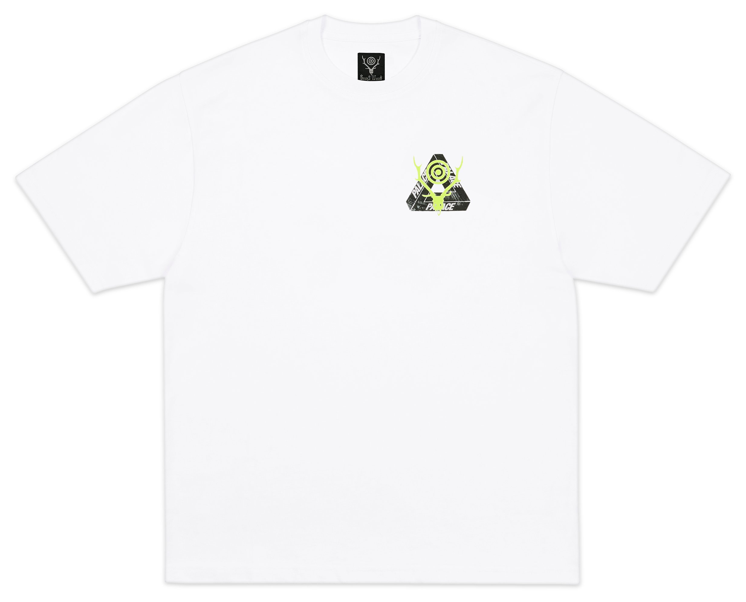 Palace restock - PALACE SOUTH2 WEST8 STAG-FERG T-SHIRT WHITE