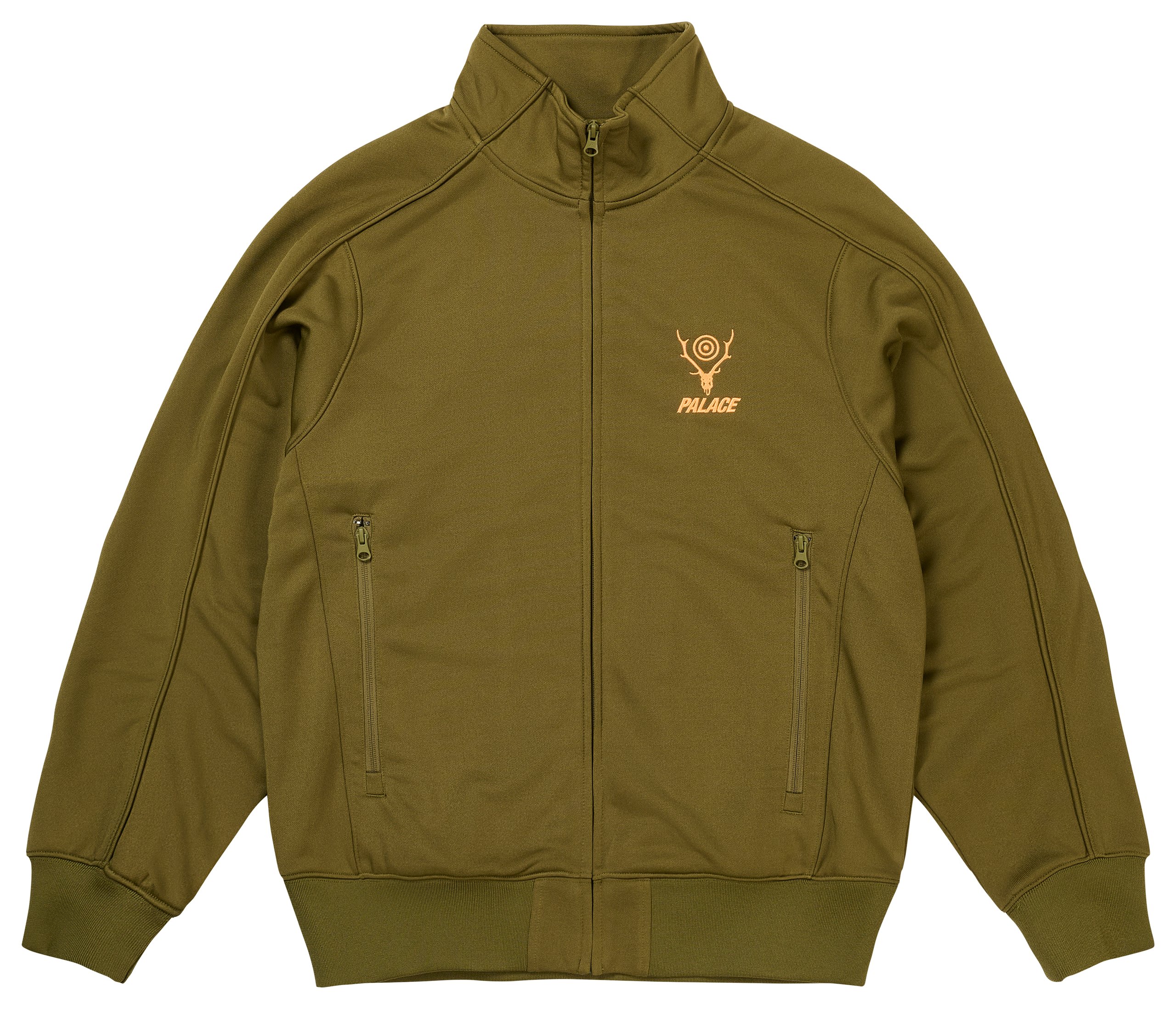 PALACE SOUTH2 WEST8 TRACK JACKET OLIVE