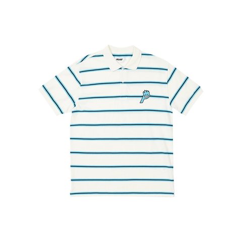 Palace PALACE SPITFIRE POLO WHITE - Colorway