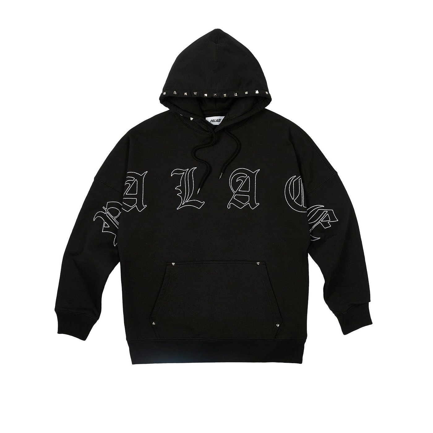 STUD HOOD BLACK