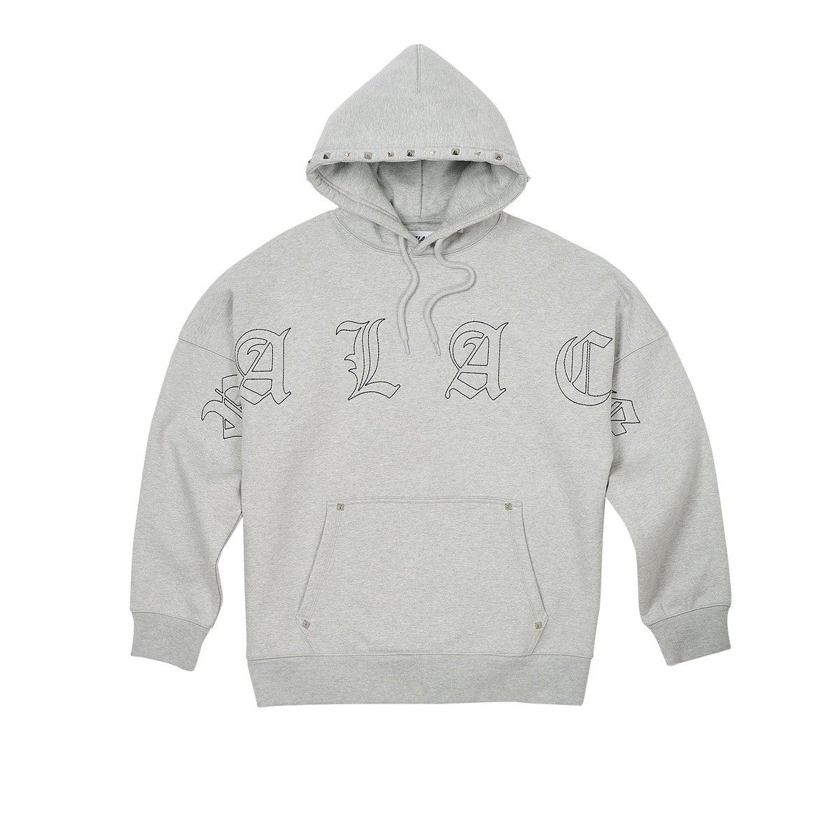 Palace STUD HOOD GREY MARL (Summer 2023) - €158.00