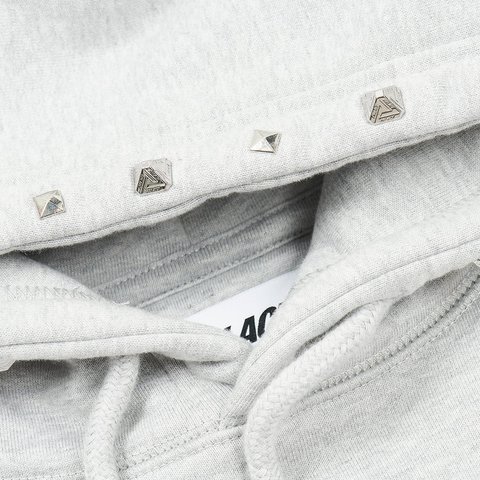 Palace STUD HOOD GREY MARL - Colorway