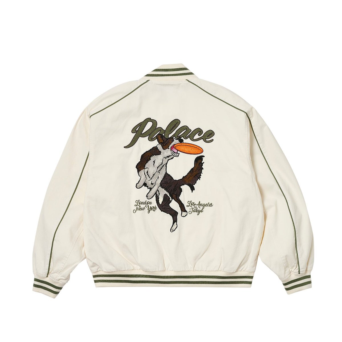 CATCH IT BOMBER JACKET CEMENT
