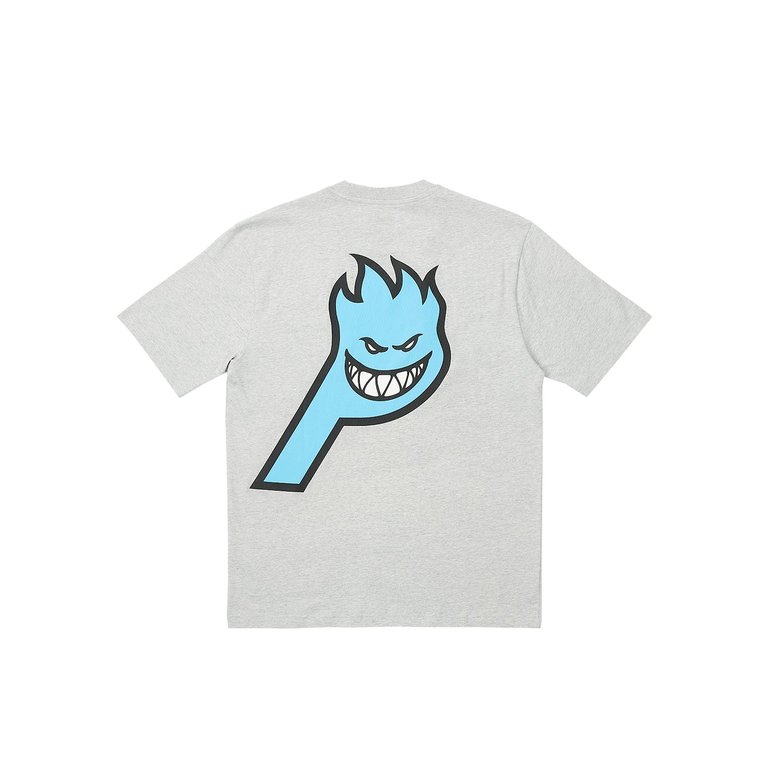 Palace PALACE SPITFIRE P-HEAD T-SHIRT GREY MARL (Palace Spitfire 2023) - €48.00