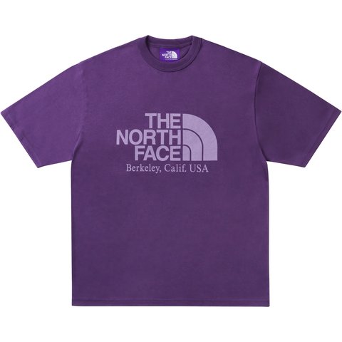 Palace PALACE THE NORTH FACE PURPLE LABEL FIELD GRAPHIC T SHIRT PURPLE