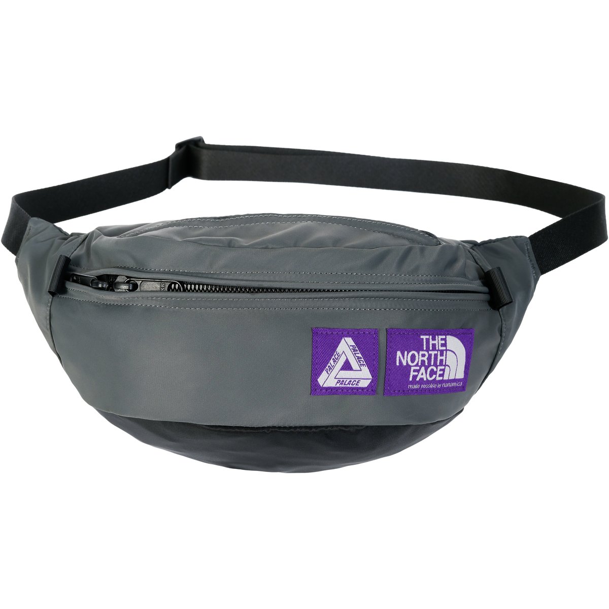 Palace PALACE THE NORTH FACE PURPLE LABEL MOUNTAIN WIND WAIST BAG ASPHALT GRAY (Palace The North Face Purple Label 2025)