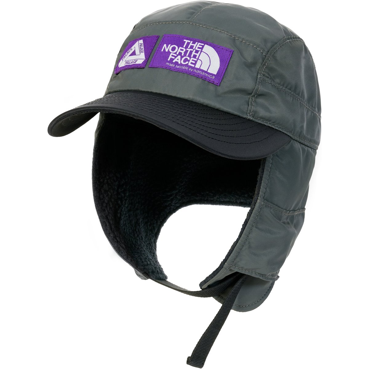 Palace PALACE THE NORTH FACE PURPLE LABEL WINDSTOPPER FIELD HAT ASPHALT GRAY (Palace The North Face Purple Label 2025)