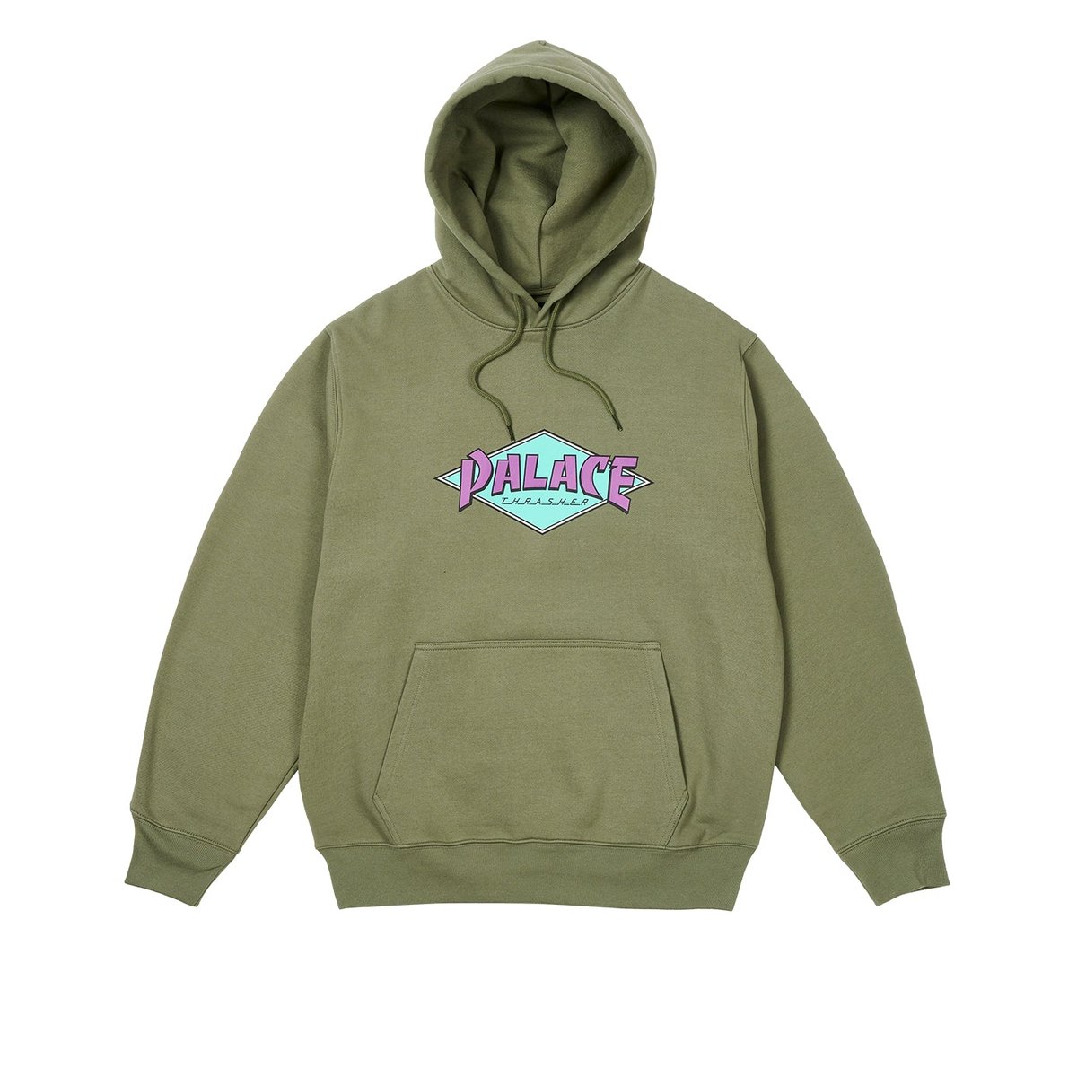 Palace PALACE THRASHER HOOD OLIVE (Palace Thrasher 2024) - €138.00