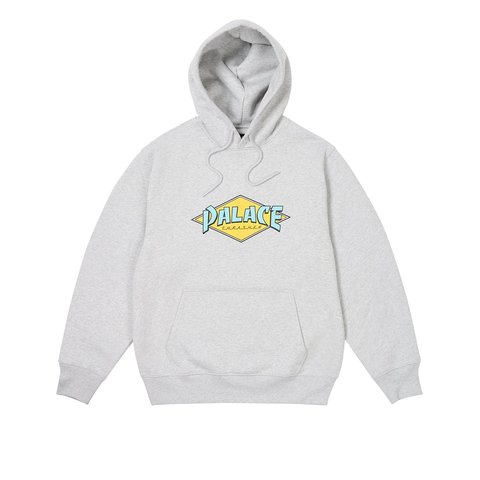 PALACE THRASHER HOOD GREY MARL