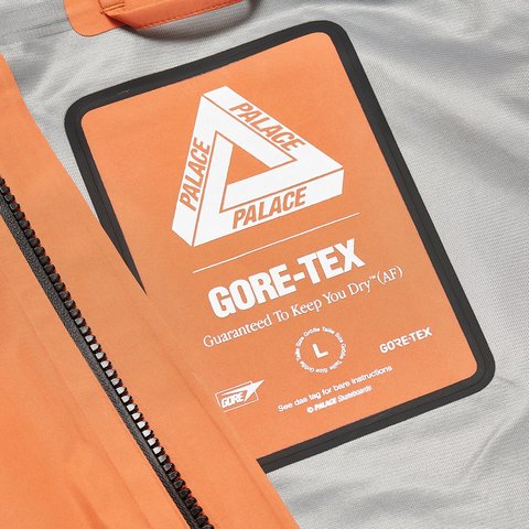 Palace GORE-TEX 3L JACKET TIGER ORANGE - Colorway