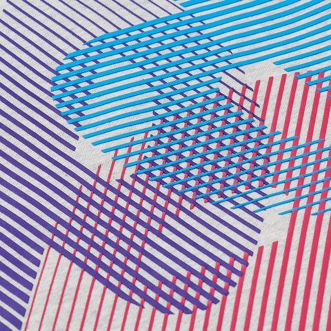 Palace 3P FADE HOOD GREY MARL - Colorway