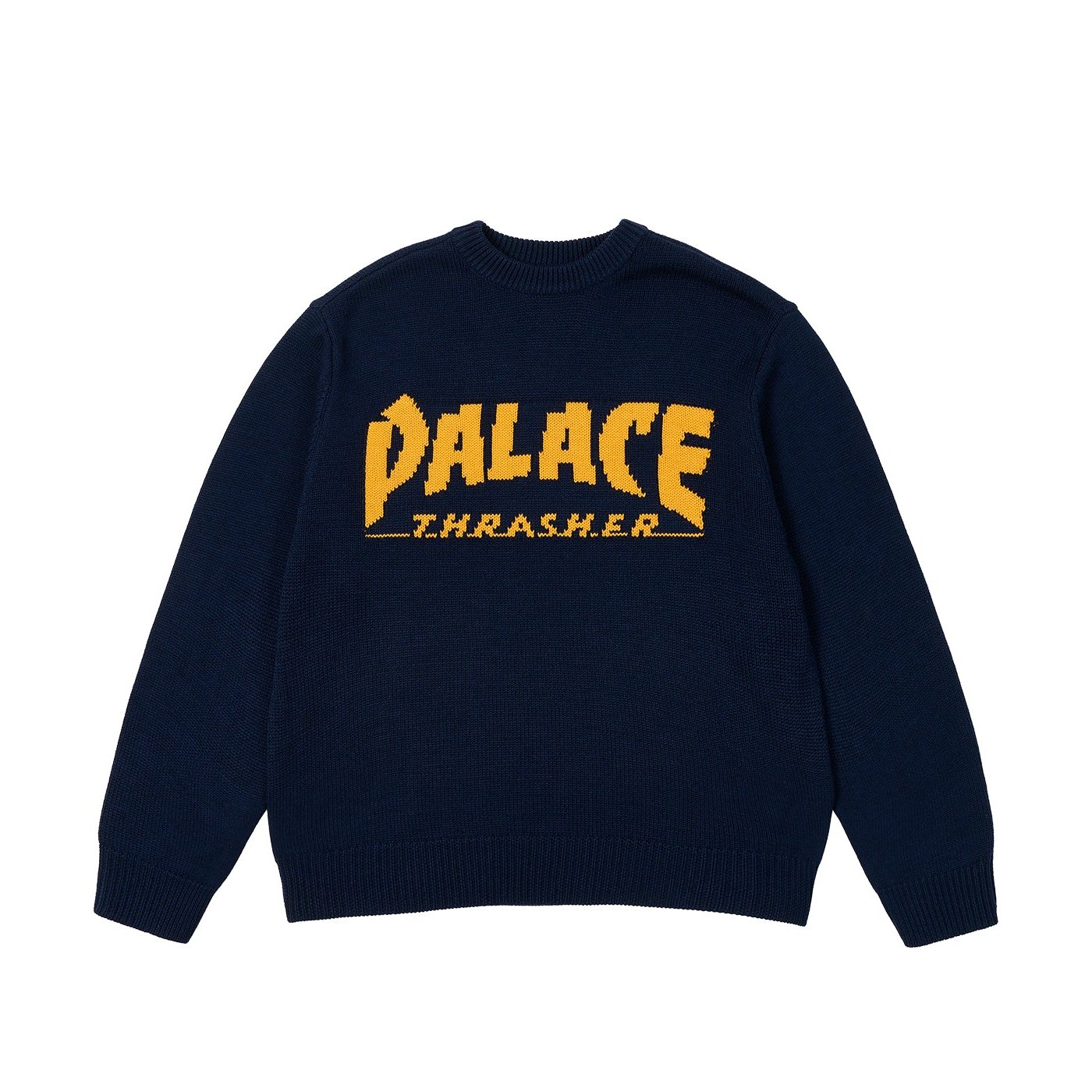 PALACE THRASHER KNIT NAVY