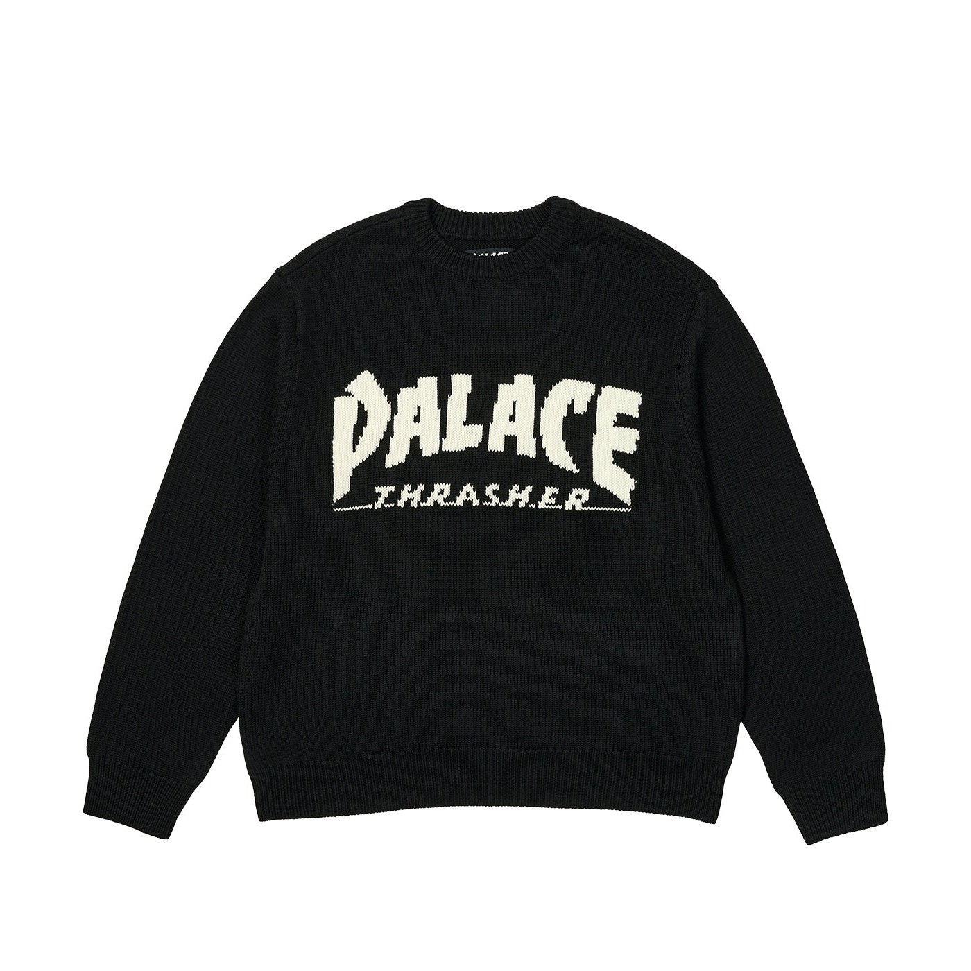 PALACE THRASHER KNIT BLACK
