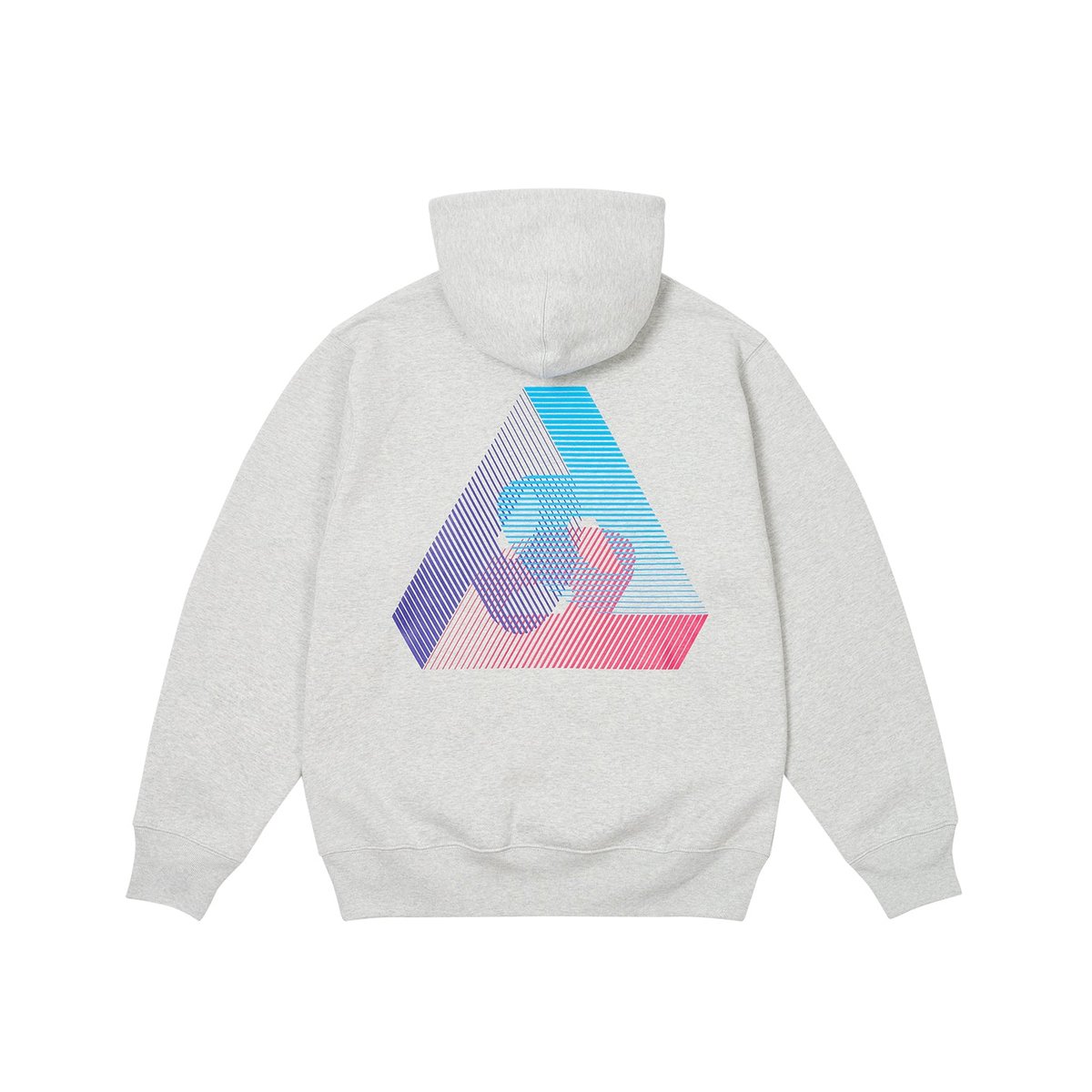 Palace 3P FADE HOOD GREY MARL (Spring 2024) - €148.00