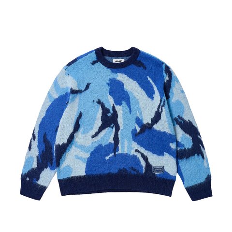Palace HAIRY CAMO KNIT WATER - $198.00
