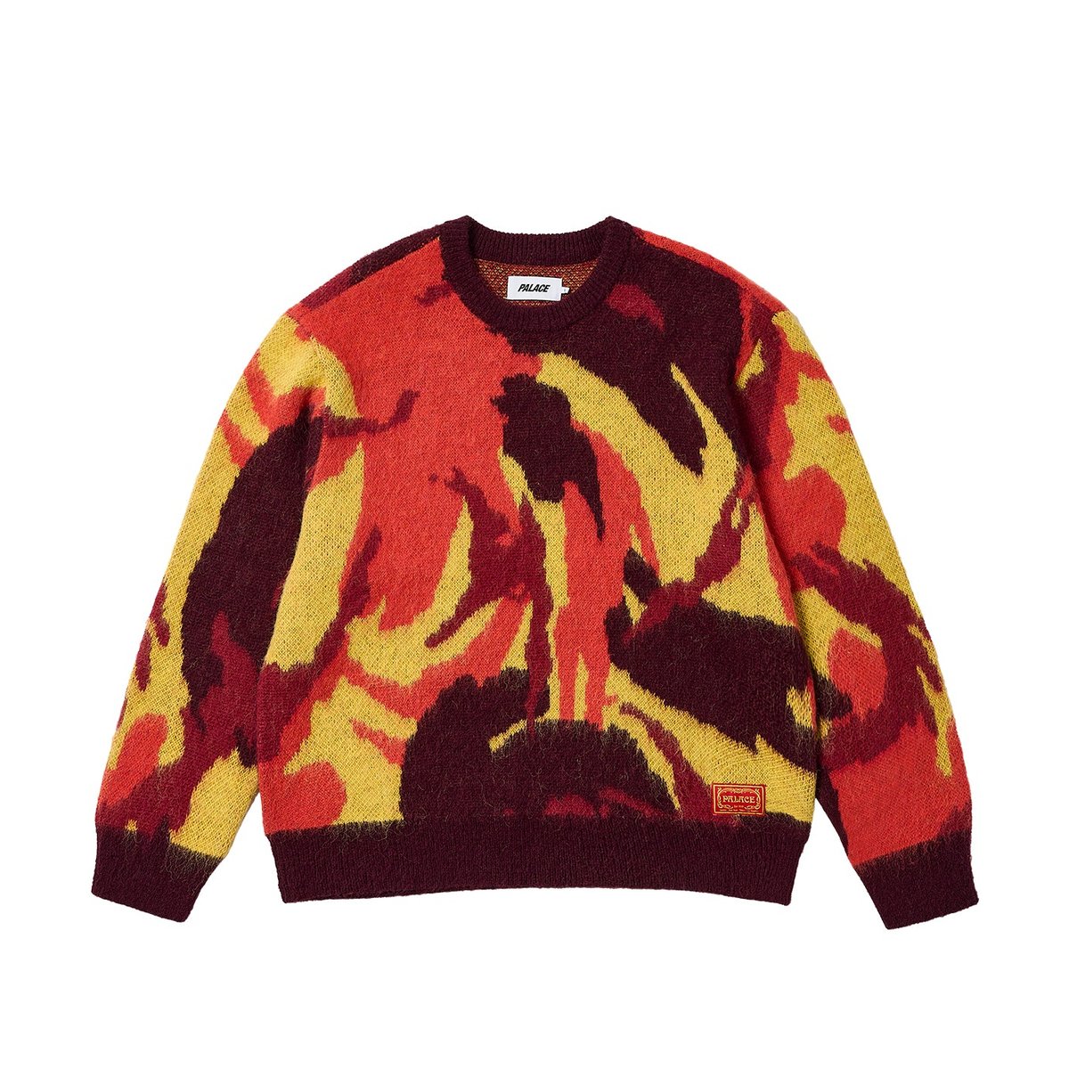 Palace HAIRY CAMO KNIT FIRE (Ultimo 2023) - $198.00