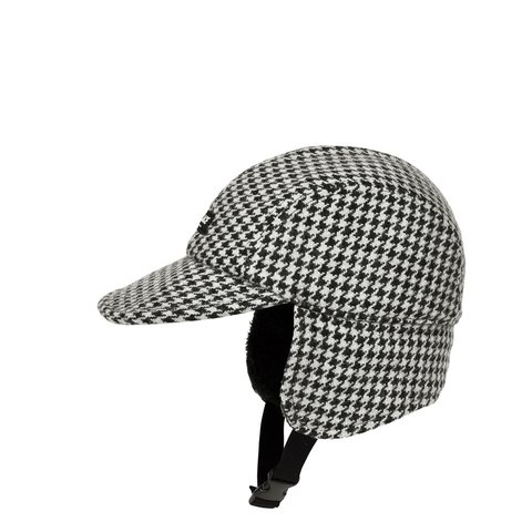 Palace REVERSO EARFLAP 4-PANEL HOUNDSTOOTH WHITE - Colorway