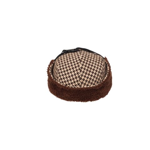 Palace REVERSO EARFLAP 4-PANEL HOUNDSTOOTH BROWN - Colorway