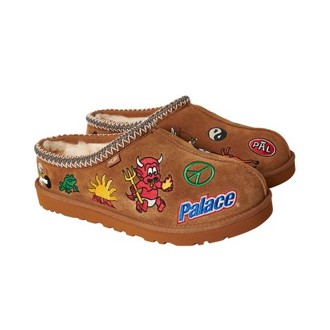 Palace PALACE UGG TASMAN SLIPPER CHESTNUT - $190.00