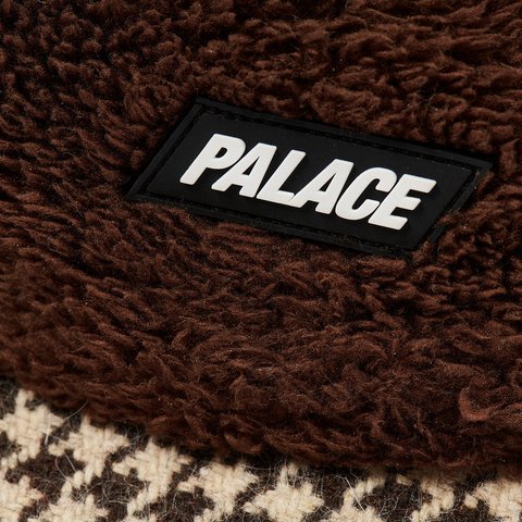 Palace REVERSO EARFLAP 4-PANEL HOUNDSTOOTH BROWN - Colorway