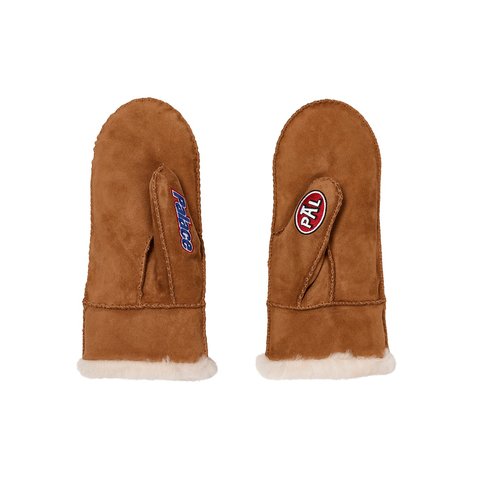 Palace PALACE UGG SHEEPSKIN MITTEN CHESTNUT - Colorway