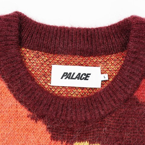 Palace HAIRY CAMO KNIT FIRE - Colorway