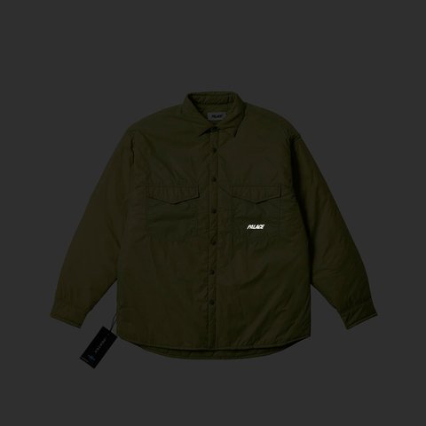 Palace INSULATED PERTEX SHIRT OLIVE - Colorway