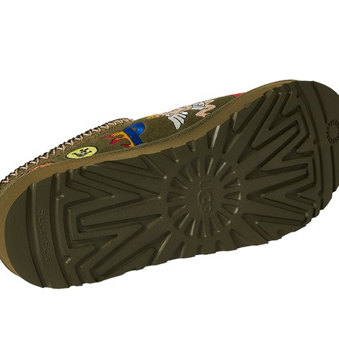 Palace PALACE UGG TASMAN SLIPPER BURNT OLIVE - Colorway