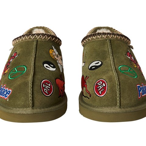 Palace PALACE UGG TASMAN SLIPPER BURNT OLIVE - Colorway