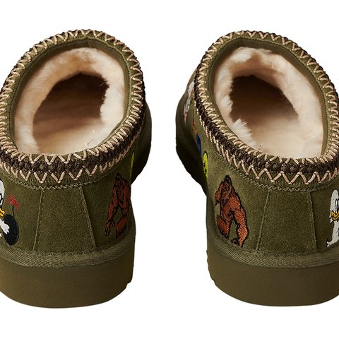 Palace PALACE UGG TASMAN SLIPPER BURNT OLIVE - Colorway