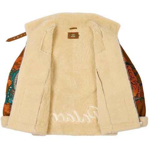 Palace PALACE UGG SHEARLING JACKET CHESTNUT - Colorway