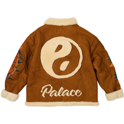Palace PALACE UGG SHEARLING JACKET CHESTNUT - Colorway