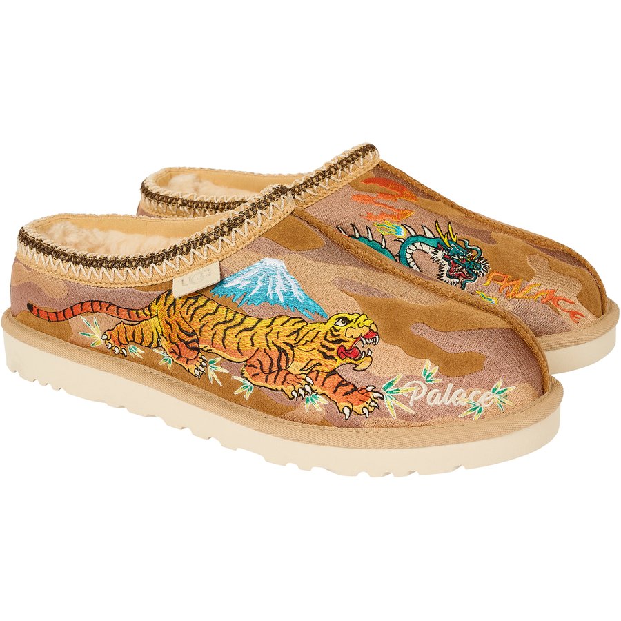 PALACE UGG TASMAN SLIPPER CHESTNUT CAMO