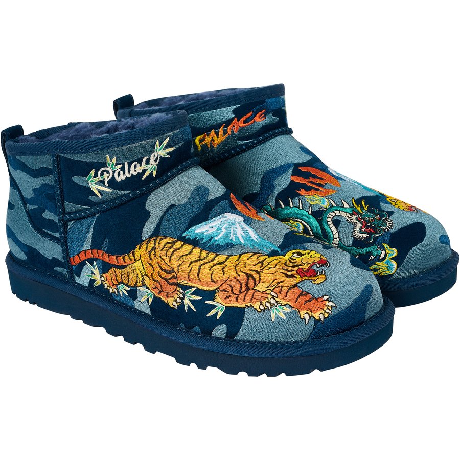 PALACE UGG ULTRA MINI BOOT NAVY CAMO