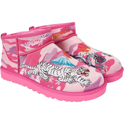 Palace PALACE UGG ULTRA MINI BOOT PINK CAMO