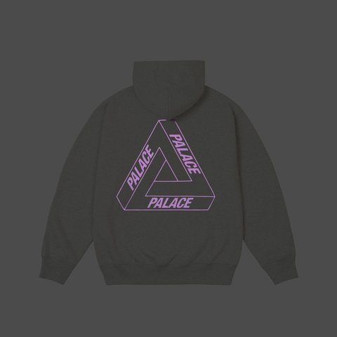 Palace GLOW TRI-FERG HOOD GREY MARL - Colorway