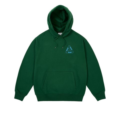 Palace GLOW TRI-FERG HOOD RACEY GREEN - Colorway