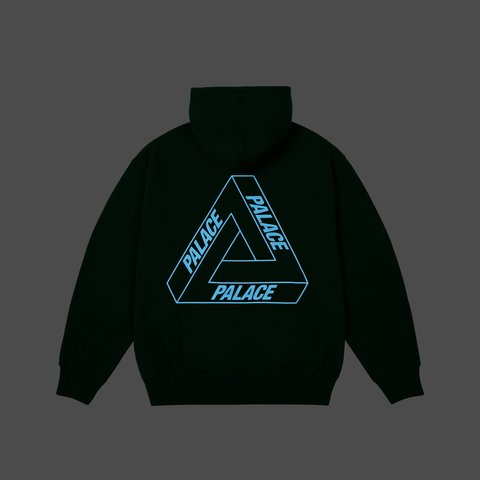 Palace GLOW TRI-FERG HOOD RACEY GREEN - Colorway