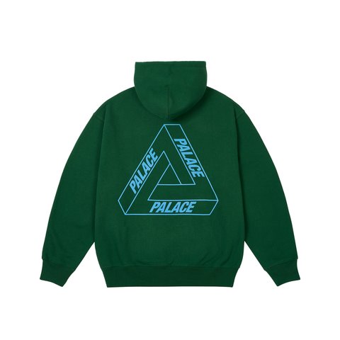 Palace GLOW TRI-FERG HOOD RACEY GREEN - Colorway