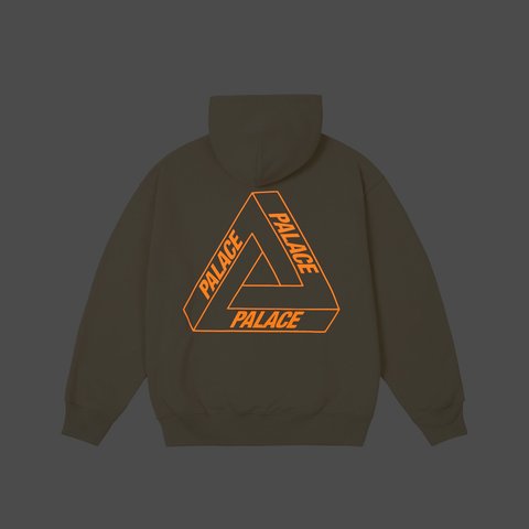 Palace GLOW TRI-FERG HOOD STONEY GREY - Colorway