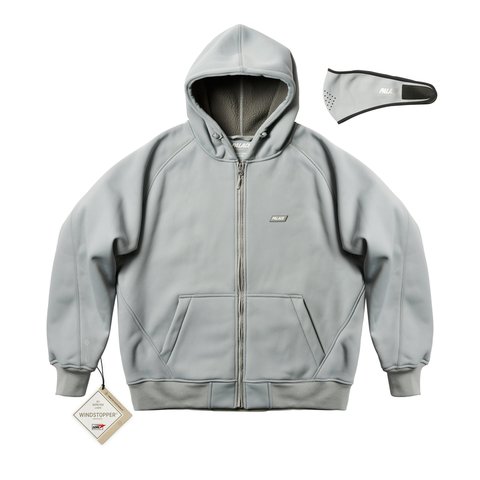 Palace GORE-TEX WINDSTOPPER BONDED JACKET CONCRETE GREY - Colorway