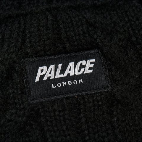 Palace P LINK BEANIE BLACK - Colorway