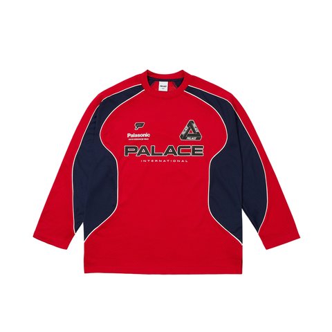 Palace SPORT MIT MESH TOP TOMATO RED - Colorway