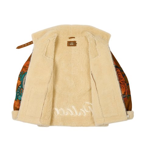 Palace PALACE UGG SHEARLING JACKET CHESTNUT - Colorway