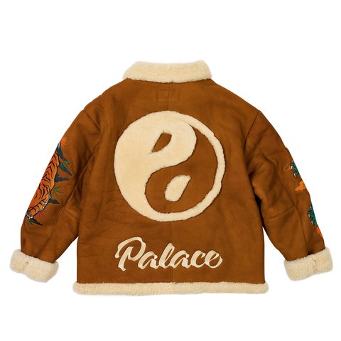 Palace PALACE UGG SHEARLING JACKET CHESTNUT - Colorway