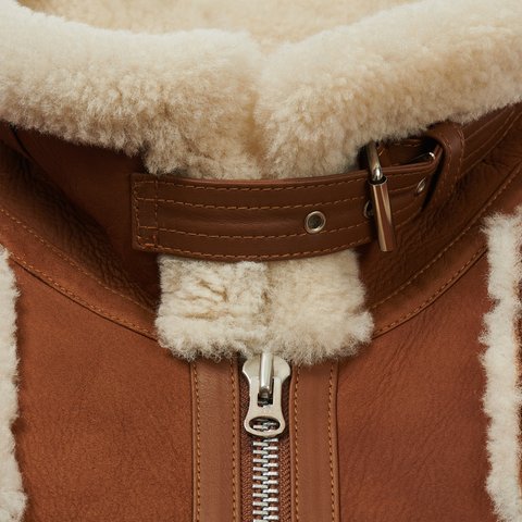 Palace PALACE UGG SHEARLING JACKET CHESTNUT - Colorway
