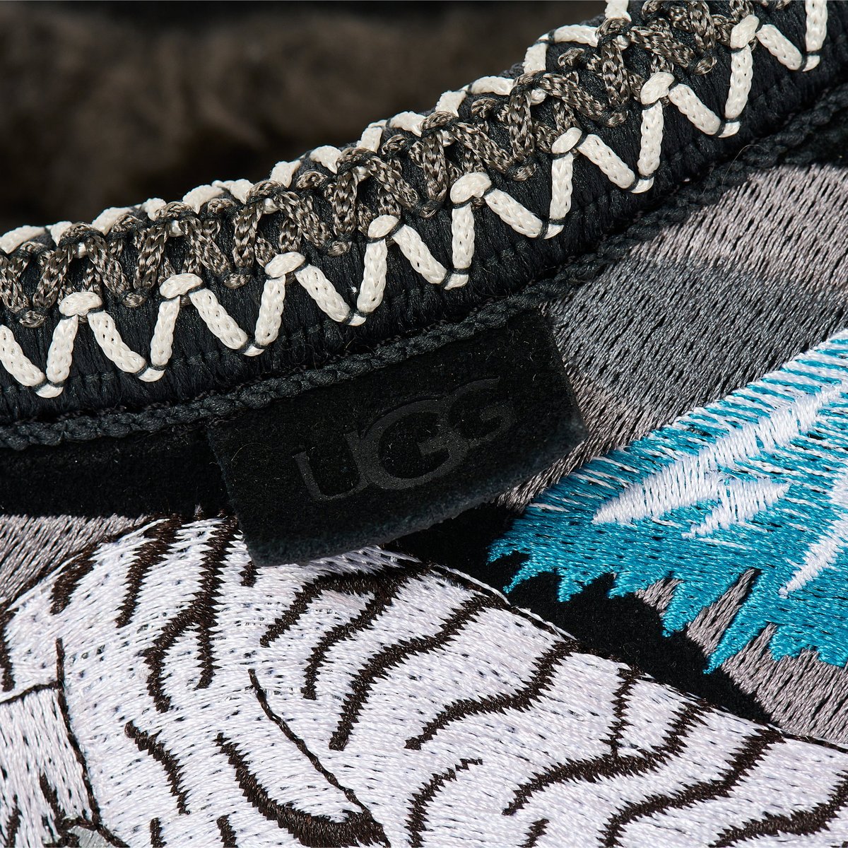 PALACE UGG TASMAN SLIPPER BLACK CAMO - Palace