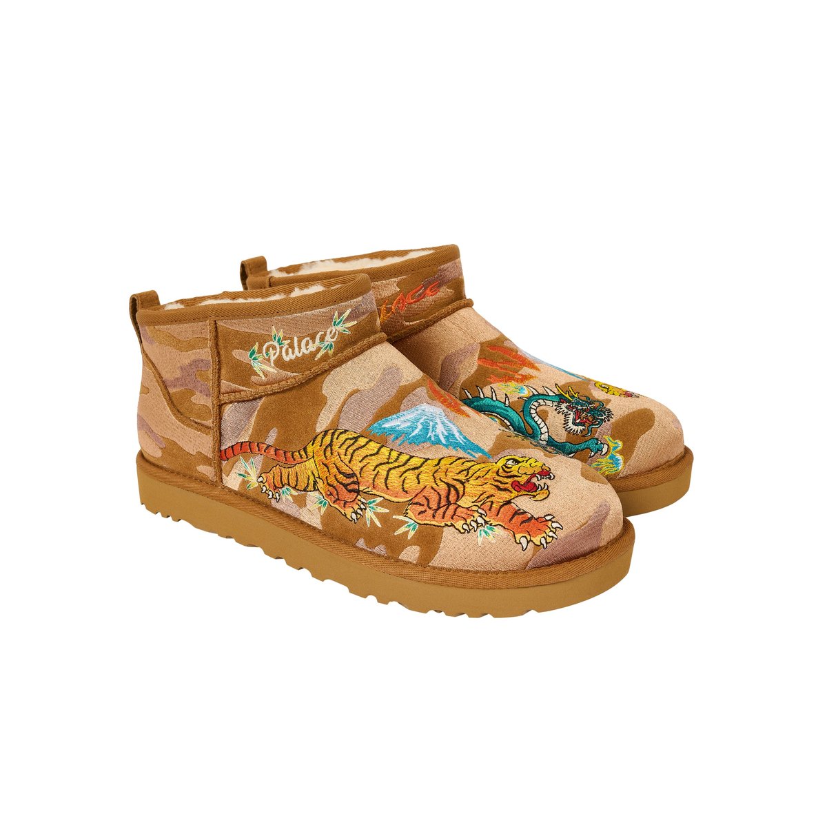 PALACE UGG ULTRA MINI BOOT CHESTNUT CAMO - Palace