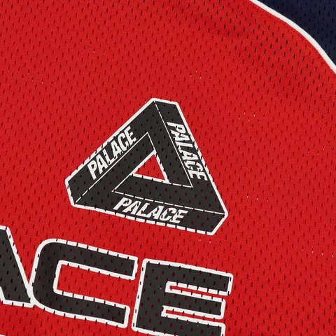 Palace SPORT MIT MESH TOP TOMATO RED - Colorway