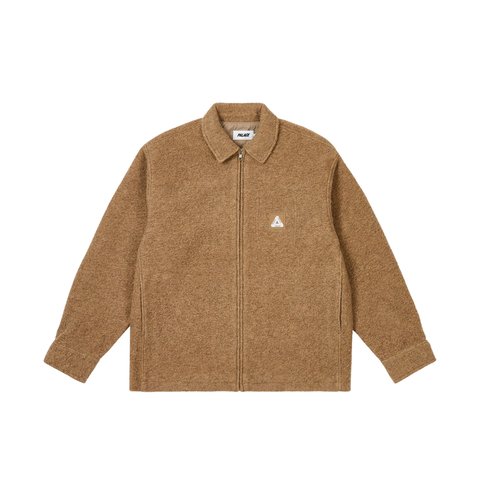 Palace WOOLY ZIP JACKET BEIGE - Colorway